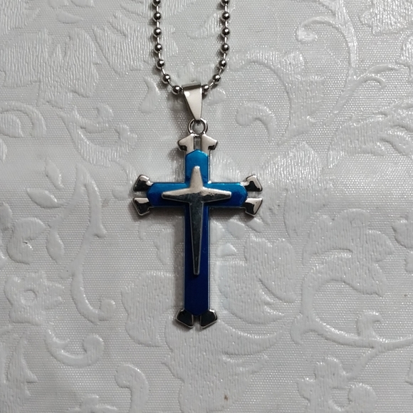 Necklace Cross pendant - Picture 1 of 1